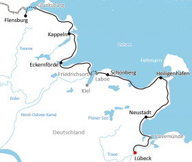 Der Ostseeküsten-Radweg